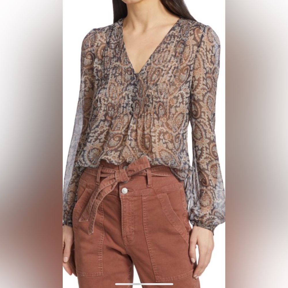 Veronica Beard Lowell Silk Blouse size 4